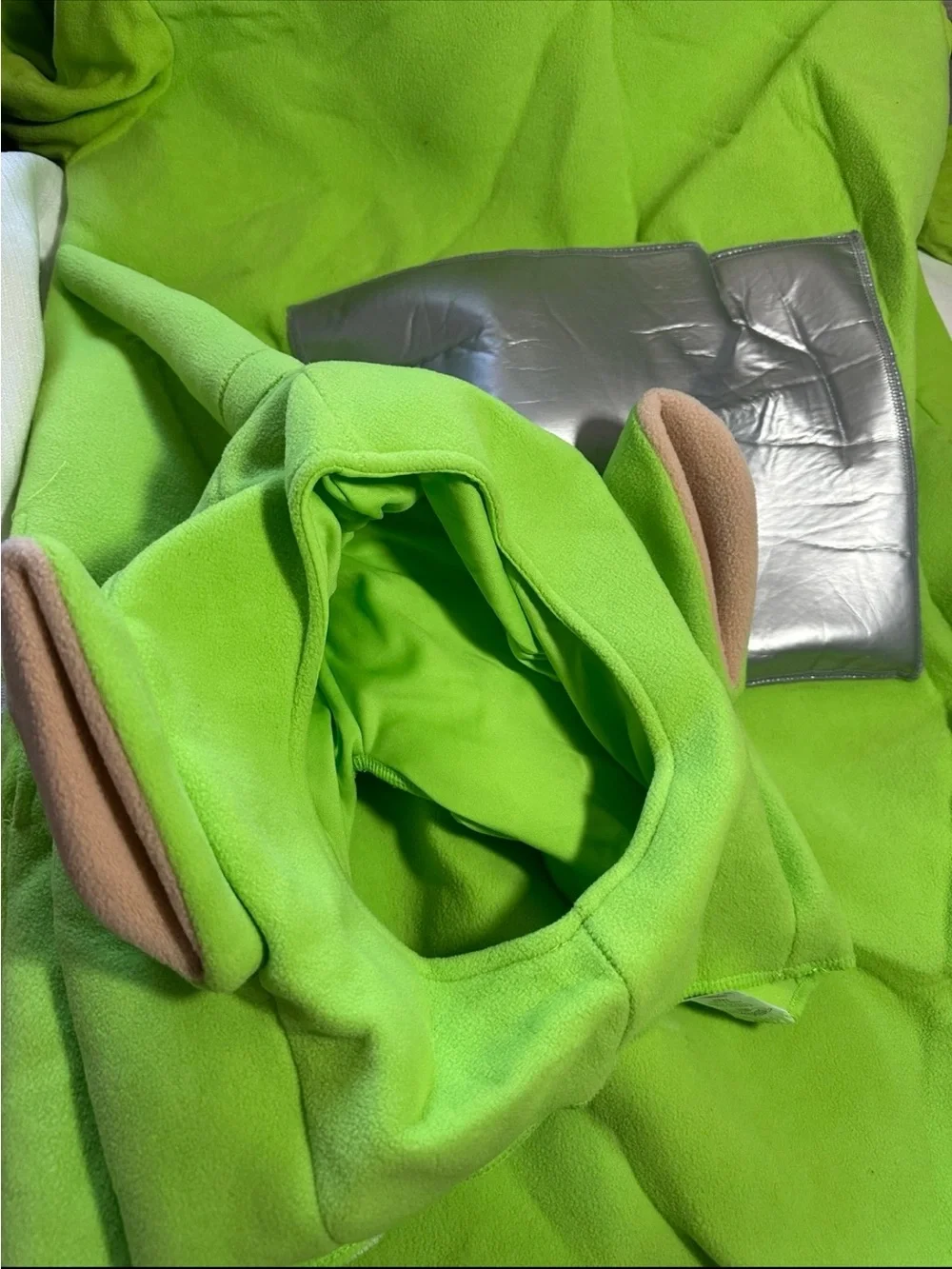 Teletubbies Green Dipsy Polyester Jumpsuit Costume Size Adult Teen *READ* - Picture 6 of 11